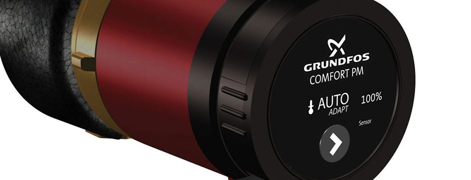 Modifizierte Trinkwasser-Zirkulationspumpe von Grundfos