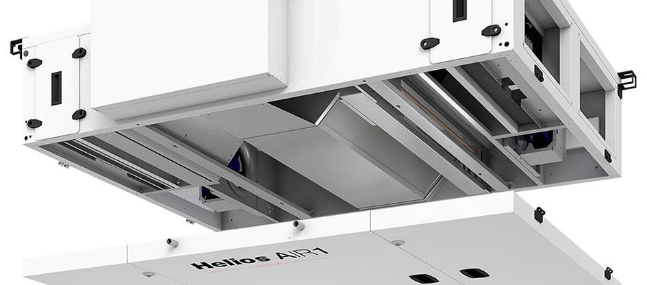 Kompakt, frei zugänglich und modular erweiterbar - die Deckengeräte Helios AIR1 "XC"